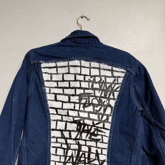 Lee Custom Pink Floyd Jean Jacket Sz S - Picture 6 of 11
